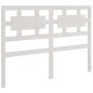 vidaXL Cabecero de cama madera maciza de pino blanco 205,5x4x100 cm vidaXL Cabecero de cama madera maciza de pino blanco 205,5x4x100 cm