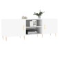 vidaXL Mueble para TV madera de ingeniería blanco 150x30x50 cm