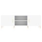 vidaXL Mueble para TV madera de ingeniería blanco 150x30x50 cm