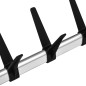 vidaXL Perchero zapatero telescópico con barras aluminio vidaXL Perchero zapatero telescópico con barras aluminio