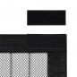 vidaXL Cortina mosquitera para puerta 2 uds imán negro 210 x 100 cm vidaXL Cortina mosquitera para puerta 2 uds imán negro 210 x 100 cm