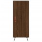 vidaXL Aparador alto madera contrachapada roble marrón 34,5x34x180 cm vidaXL Aparador alto madera contrachapada roble marrón 34,5x34x180 cm