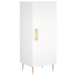 vidaXL Aparador madera de ingeniería blanco 34,5x34x90 cm
