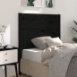 vidaXL Cabecero madera maciza de pino negro 96x4x100 cm vidaXL Cabecero madera maciza de pino negro 96x4x100 cm