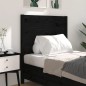 vidaXL Cabecero madera maciza de pino negro 96x4x100 cm vidaXL Cabecero madera maciza de pino negro 96x4x100 cm