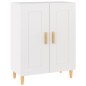 vidaXL Aparador de madera contrachapada blanco 69,5x34x90 cm