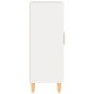 vidaXL Aparador de madera contrachapada blanco 69,5x34x90 cm