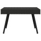vidaXL Mesa auxiliar plegable ratán sintético negro 60x40x38 cm vidaXL Mesa auxiliar plegable ratán sintético negro 60x40x38 cm