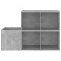 vidaXL Zapatero de recibidor contrachapado gris hormigón 105x35,5x70cm vidaXL Zapatero de recibidor contrachapado gris hormigón 105x35,5x70cm