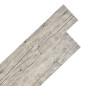vidaXL Lamas de suelo no autoadhesivas PVC roble lavado 5,26 m² 2 mm