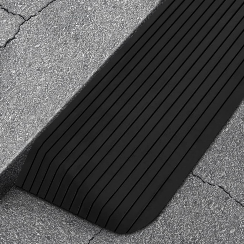 vidaXL Rampas de umbral goma 2 uds 110x41x5 cm vidaXL Rampas de umbral goma 2 uds 110x41x5 cm