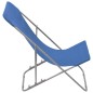 vidaXL Sillas de playa plegables 2 unidades acero y tela oxford azul vidaXL Sillas de playa plegables 2 unidades acero y tela oxford azul