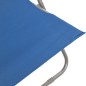 vidaXL Sillas de playa plegables 2 unidades acero y tela oxford azul vidaXL Sillas de playa plegables 2 unidades acero y tela oxford azul