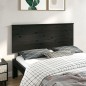 vidaXL Cabecero de cama madera maciza de pino negro 144x6x82,5 cm vidaXL Cabecero de cama madera maciza de pino negro 144x6x82,5 cm