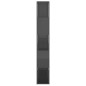 vidaXL Estantería separador espacios madera contrachapada gris brillo vidaXL Estantería separador espacios madera contrachapada gris brillo