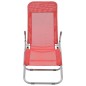 vidaXL Tumbonas plegables 2 unidades textilene rojo vidaXL Tumbonas plegables 2 unidades textilene rojo
