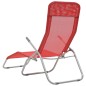 vidaXL Tumbonas plegables 2 unidades textilene rojo vidaXL Tumbonas plegables 2 unidades textilene rojo