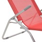 vidaXL Tumbonas plegables 2 unidades textilene rojo vidaXL Tumbonas plegables 2 unidades textilene rojo
