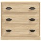 vidaXL Aparador de madera contrachapada roble Sonoma 70x35,5x67,5 cm
