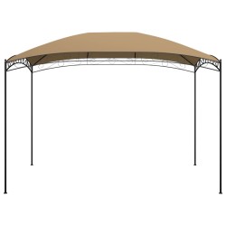 vidaXL Cenador gris taupé 3x4x2,65 m 180 g/m²