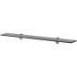 vidaXL Estantes flotantes 2 unidades vidrio 8 mm 80x10 cm vidaXL Estantes flotantes 2 unidades vidrio 8 mm 80x10 cm