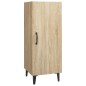 vidaXL Aparador madera contrachapada color roble Sonoma 34,5x34x90 cm vidaXL Aparador madera contrachapada color roble Sonoma 34,5x34x90 cm
