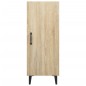 vidaXL Aparador madera contrachapada color roble Sonoma 34,5x34x90 cm vidaXL Aparador madera contrachapada color roble Sonoma 34,5x34x90 cm
