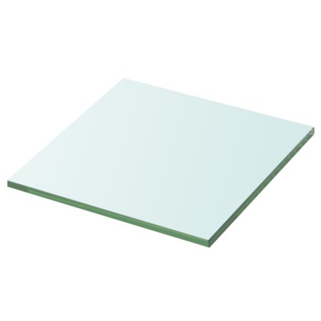 vidaXL Estantes 2 unidades panel de vidrio transparente 30x30 cm