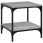vidaXL Mesa de centro madera contrachapada gris Sonoma 50x50x40 cm vidaXL Mesa de centro madera contrachapada gris Sonoma 50x50x40 cm