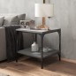 vidaXL Mesa de centro madera contrachapada gris Sonoma 50x50x40 cm vidaXL Mesa de centro madera contrachapada gris Sonoma 50x50x40 cm