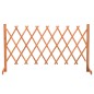 vidaXL Valla de jardín enrejada madera maciza abeto naranja 150x80 cm vidaXL Valla de jardín enrejada madera maciza abeto naranja 150x80 cm