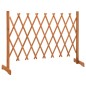 vidaXL Valla de jardín enrejada madera maciza abeto naranja 150x80 cm vidaXL Valla de jardín enrejada madera maciza abeto naranja 150x80 cm