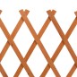 vidaXL Valla de jardín enrejada madera maciza abeto naranja 150x80 cm vidaXL Valla de jardín enrejada madera maciza abeto naranja 150x80 cm