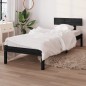 vidaXL Estructura de cama madera maciza de pino individual 90x190 cm vidaXL Estructura de cama madera maciza de pino individual 90x190 cm