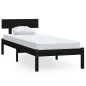 vidaXL Estructura de cama madera maciza de pino individual 90x190 cm vidaXL Estructura de cama madera maciza de pino individual 90x190 cm