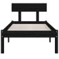 vidaXL Estructura de cama madera maciza de pino individual 90x190 cm vidaXL Estructura de cama madera maciza de pino individual 90x190 cm