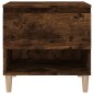 vidaXL Mesitas de noche 2 uds contrachapada roble ahumado 50x46x50 cm vidaXL Mesitas de noche 2 uds contrachapada roble ahumado 50x46x50 cm