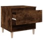 vidaXL Mesitas de noche 2 uds contrachapada roble ahumado 50x46x50 cm vidaXL Mesitas de noche 2 uds contrachapada roble ahumado 50x46x50 cm