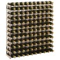 vidaXL Botellero para 120 botellas de madera maciza de pino vidaXL Botellero para 120 botellas de madera maciza de pino
