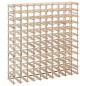 vidaXL Botellero para 120 botellas de madera maciza de pino vidaXL Botellero para 120 botellas de madera maciza de pino