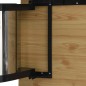 vidaXL Papelera de cocina empotrada acero inoxidable 12 L