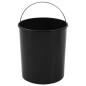 vidaXL Papelera de cocina empotrada acero inoxidable 12 L