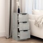 vidaXL Aparador de madera contrachapada gris hormigón 30x30x70 cm vidaXL Aparador de madera contrachapada gris hormigón 30x30x70 cm