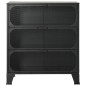 vidaXL Armario de almacenaje metal y MDF gris 72x36x82 cm vidaXL Armario de almacenaje metal y MDF gris 72x36x82 cm
