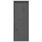 vidaXL Armario de pared de madera maciza de pino gris 30x30x80 cm vidaXL Armario de pared de madera maciza de pino gris 30x30x80 cm