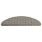 vidaXL Alfombras de peldaños de escalera 15 uds gris 65x21x4 cm vidaXL Alfombras de peldaños de escalera 15 uds gris 65x21x4 cm