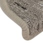 vidaXL Alfombras de peldaños de escalera 15 uds gris 65x21x4 cm vidaXL Alfombras de peldaños de escalera 15 uds gris 65x21x4 cm