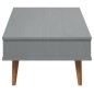 vidaXL Mesa de centro MOLDE madera maciza de pino gris 100x55x31 cm vidaXL Mesa de centro MOLDE madera maciza de pino gris 100x55x31 cm