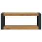 vidaXL Armario de baño madera maciza de teca 90x45x35 cm