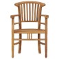 vidaXL Silla de jardín 2 unidades madera maciza de teca vidaXL Silla de jardín 2 unidades madera maciza de teca